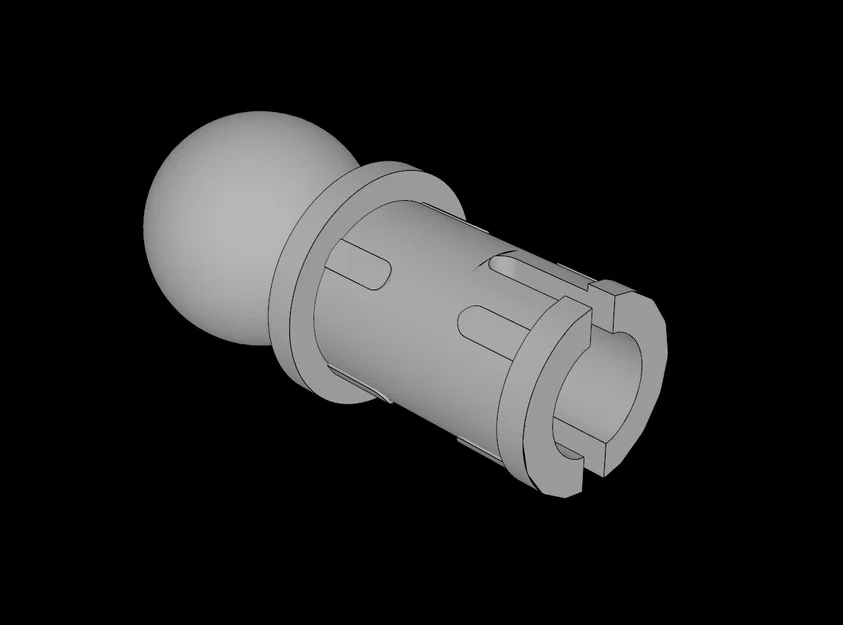 Chốt kết nối Technic dạng bi cầu (Lego Compatible) - File in 3D - Image 1