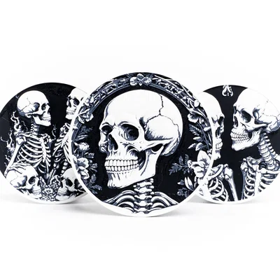 Bộ Lót Ly Hình Bộ Xương (Skeleton Coasters)