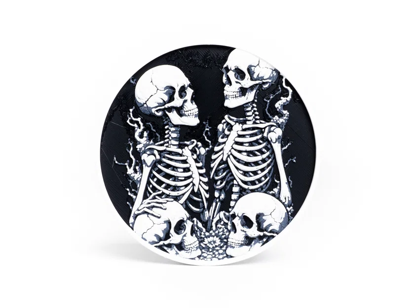 Bộ Lót Ly Hình Bộ Xương (Skeleton Coasters) - Image 6