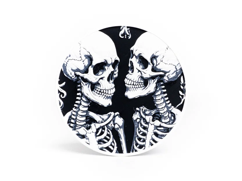 Bộ Lót Ly Hình Bộ Xương (Skeleton Coasters) - Image 7