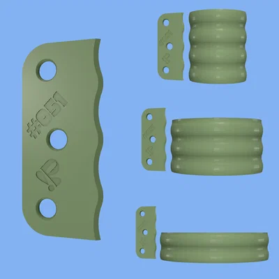 Dụng cụ tạo hình gốm Pottery rib tool #051