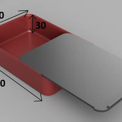Hộp đựng đồ đa năng với nắp trượt tiện lợi (Slide box 15x10x3 cm)