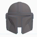 Mô hình mũ chiến binh Mandalorian 3D dành cho fan Star Wars - Thumbnail 3