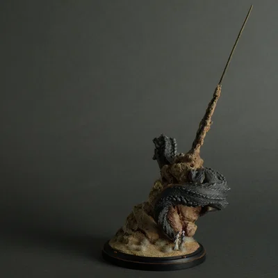 Mô hình Balahara leo trèo từ Monster Hunter Wilds