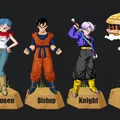 Bộ cờ vua 3D One Piece vs Dragon Ball Z đầy cảm hứng - Thumbnail 2