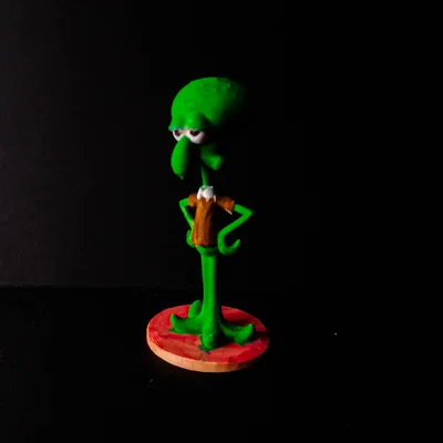 Mô hình 3D Squidward từ Spongebob