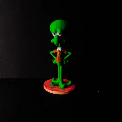 Mô hình 3D Squidward từ Spongebob