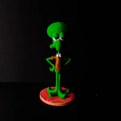 Mô hình 3D Squidward từ Spongebob