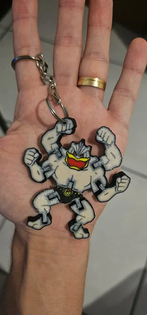Mô hình Machamp Articulated - In linh hoạt không cần support - Image 1