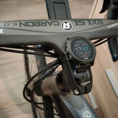 Ngàm gắn đồng hồ Garmin lên ghi đông xe đạp đua (3D Print)