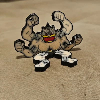 Mô hình Machamp Articulated - In linh hoạt không cần support