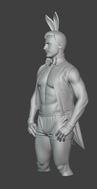 Mô hình in 3D chàng trai thỏ (Bunny Boy) phong cách độc đáo - Image 3