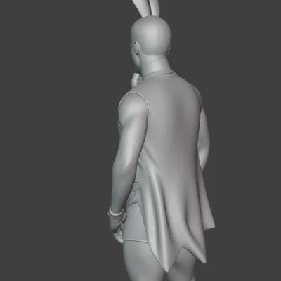 Mô hình in 3D chàng trai thỏ (Bunny Boy) phong cách độc đáo
