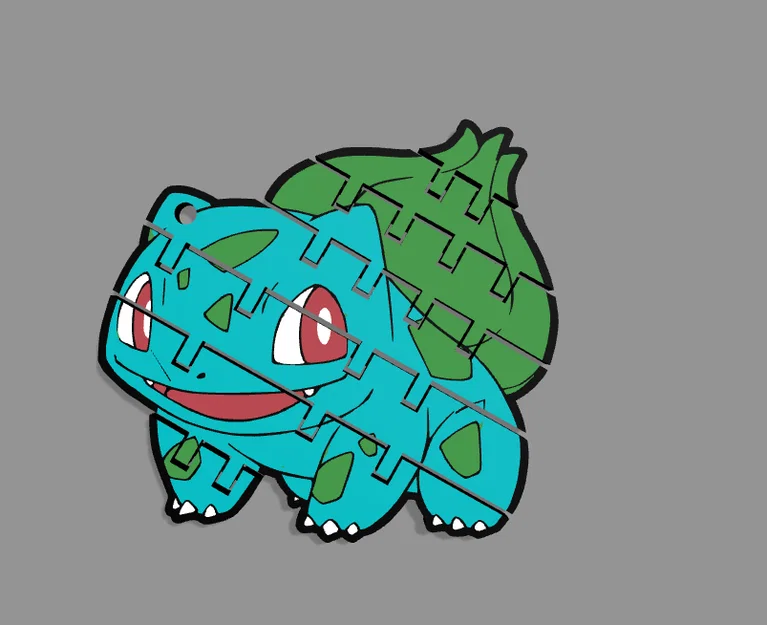 Mô hình Bulbasaur Pokemon khớp nối (Flexi) - Image 2