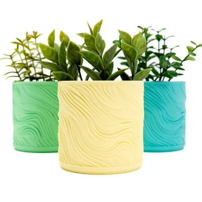 Chậu cây Organic Swirl Planter