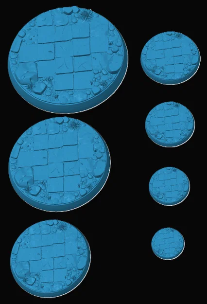 Bộ Đế Mô Hình Dạng Gạch Lớn (Large Tile Miniature Base) - Image 1
