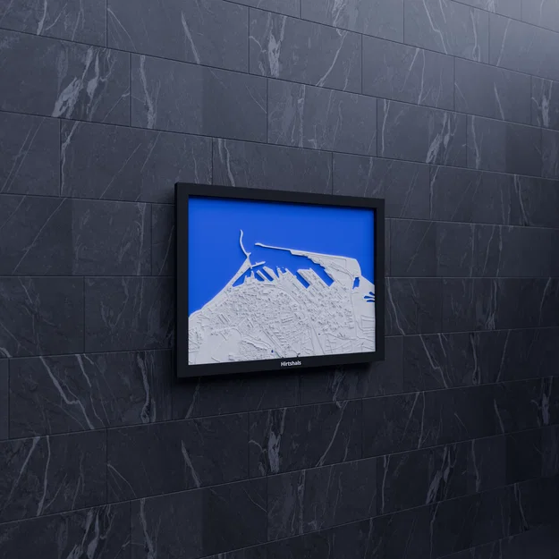 Mô hình địa hình 3D thu nhỏ Hirtshals, Đan Mạch - Image 7