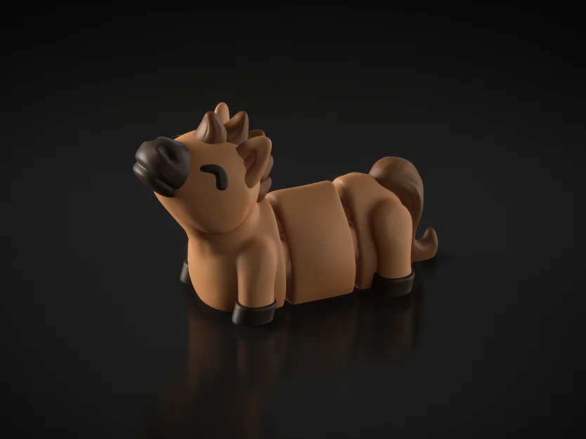 Flexi Horse (+Keychain) - Mô hình ngựa cử động linh hoạt - Image 5
