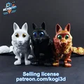 Mô hình Sói Khớp Nối (Articulated Wolf) - Thumbnail 6