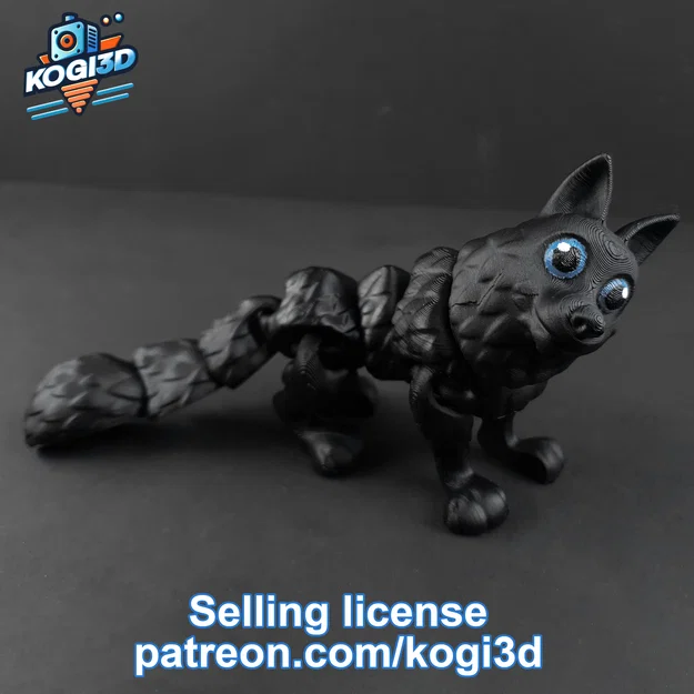 Mô hình Sói Khớp Nối (Articulated Wolf) - Image 7