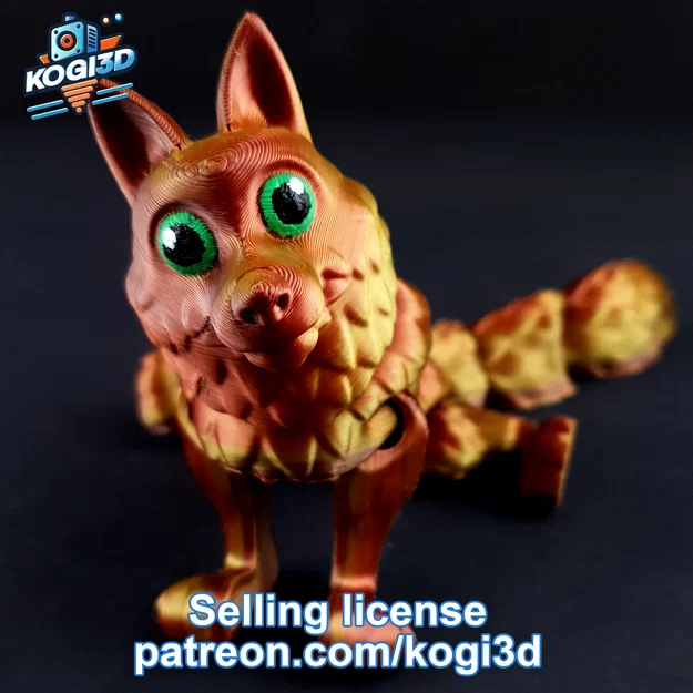 Mô hình Sói Khớp Nối (Articulated Wolf) - Image 14