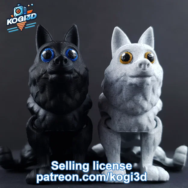 Mô hình Sói Khớp Nối (Articulated Wolf) - Image 21