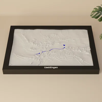 Useldingen, Luxembourg - Mô hình thu nhỏ 3D