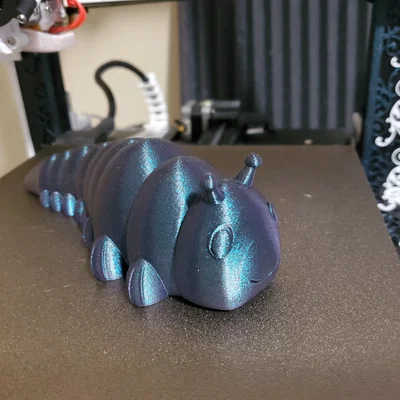 Mô hình chú sâu bướm khớp nối Cute Chubby Articulated Caterpillar