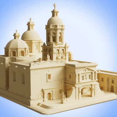 Templo de La Cruz - Queretaro, Mexico