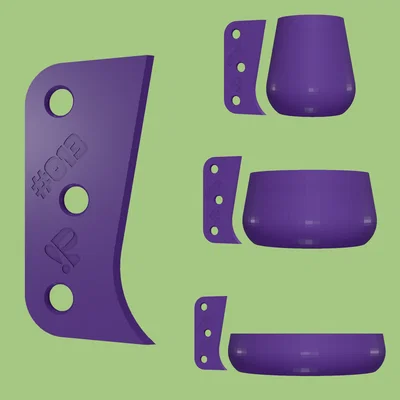 Dụng cụ tạo hình gốm Pottery rib tool #013
