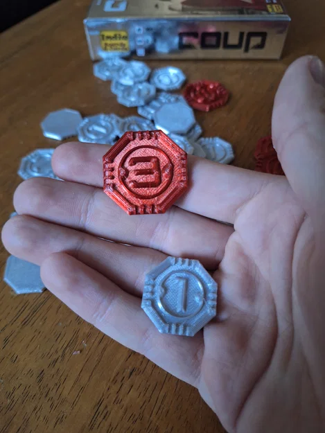 Đồng xu cho trò chơi Coup - Image 1