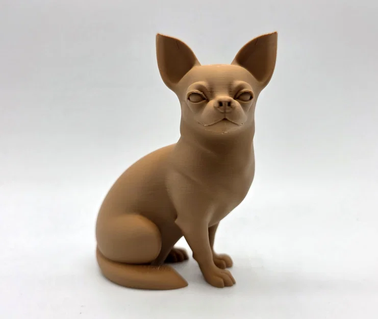 Mô hình chú chó Chihuahua lông ngắn đang ngồi - Image 2
