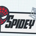 Bảng tên trang trí Spiderman tự thiết kế - Món quà độc đáo cho fan - Thumbnail 1