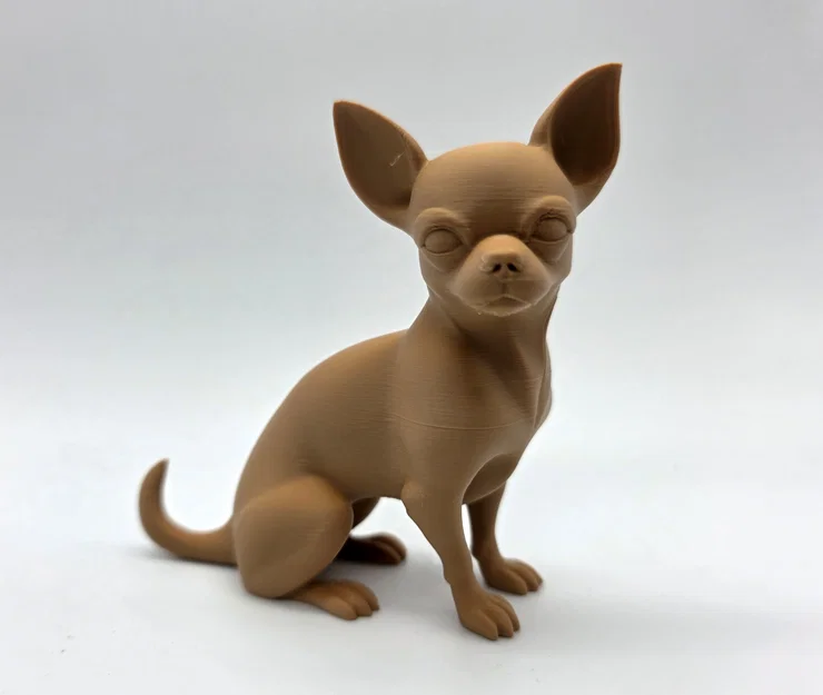 Tượng Chó Chihuahua Lông Ngắn Đang Ngồi 2 - Image 1