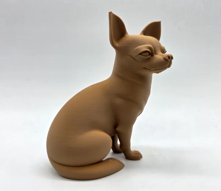 Mô hình chú chó Chihuahua lông ngắn đang ngồi - Image 3