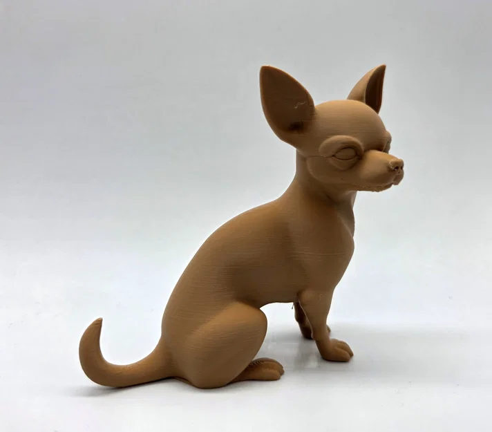 Tượng Chó Chihuahua Lông Ngắn Đang Ngồi 2 - Image 3