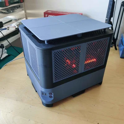 Vỏ máy tính CMD Boxify PC Case - In 3D hoàn toàn