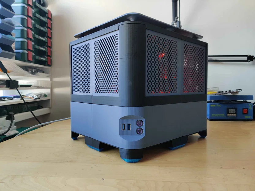 Vỏ máy tính CMD Boxify PC Case - In 3D hoàn toàn - Image 3