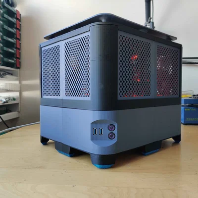 Vỏ máy tính CMD Boxify PC Case - In 3D hoàn toàn