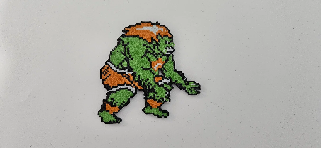 Blanka SF2 - Phiên bản cổ điển (Diorama & Móc khóa) - Image 2