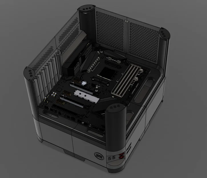 Vỏ máy tính CMD Boxify PC Case - In 3D hoàn toàn - Image 6
