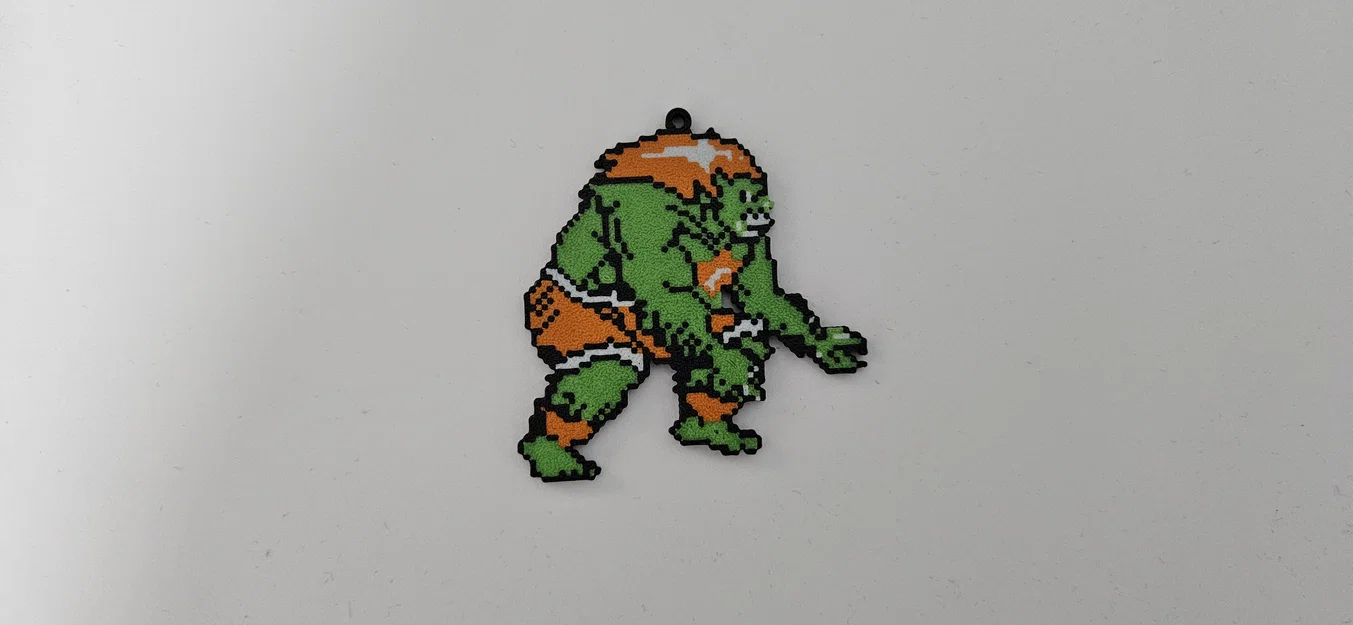 Blanka SF2 - Phiên bản cổ điển (Diorama & Móc khóa) - Image 3