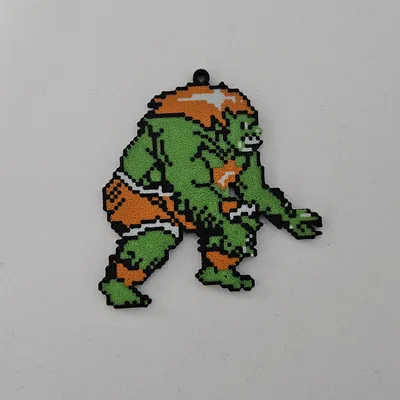 Blanka SF2 - Phiên bản cổ điển (Diorama & Móc khóa)