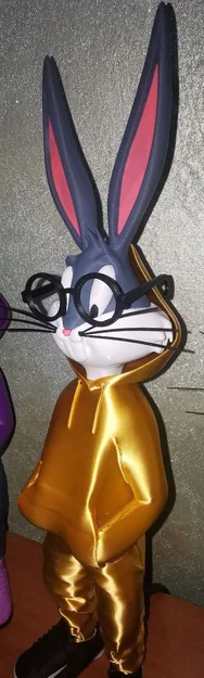 Phụ Kiện Kính Tròn Cho Mô Hình Bugs Bunny Phong Cách Urban Fan Art - Image 1