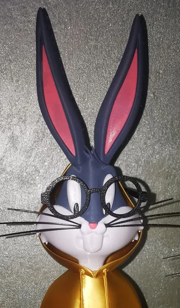 Phụ Kiện Kính Tròn Cho Mô Hình Bugs Bunny Phong Cách Urban Fan Art - Image 5