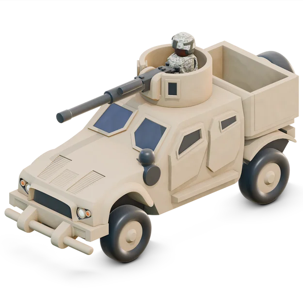 Down Range - Mô hình xe bọc thép U.S. Army JLTV - Image 1