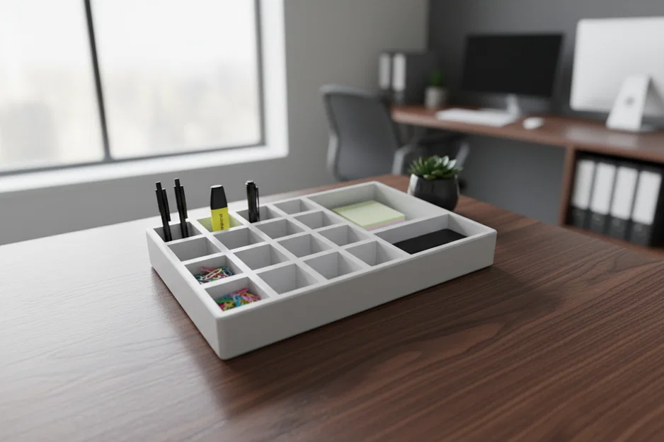 Khay Đựng Vật Dụng Để Bàn Đa Năng In 3D (Desk Organizer) - Image 1