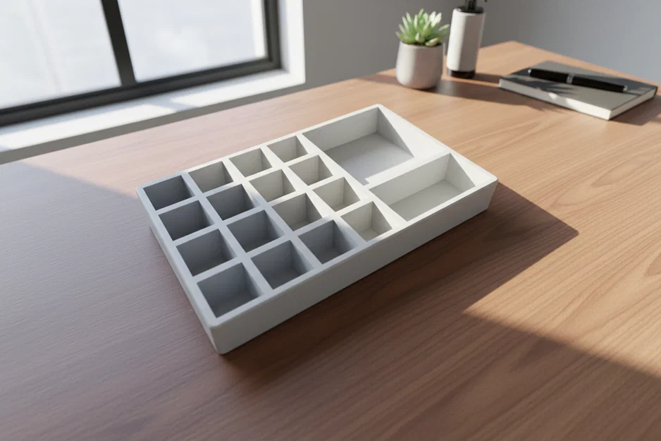 Khay Đựng Vật Dụng Để Bàn Đa Năng In 3D (Desk Organizer) - Image 2