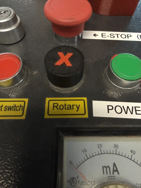 Nắp đậy nút bấm Rotary an toàn cho máy cắt Laser - Image 1