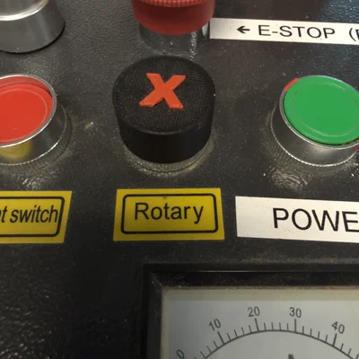 Nắp đậy nút bấm Rotary an toàn cho máy cắt Laser